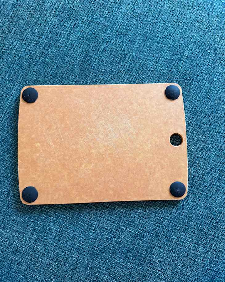 Back of Epicurean all in one cutting board.