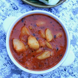 Aloo Rasedar: A Recipe for Potato Curry Excluding Onion and Garlic