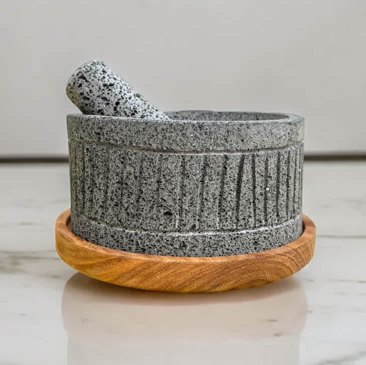 Round Mortar Molcajete at Etsy
