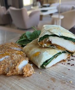 Crispy Chicken with Spicy Honey and Feta