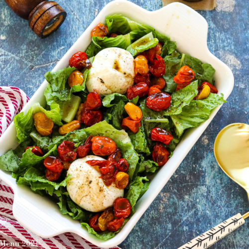 Fast and Simple Creamy Tomato Burrata Salad Recipe