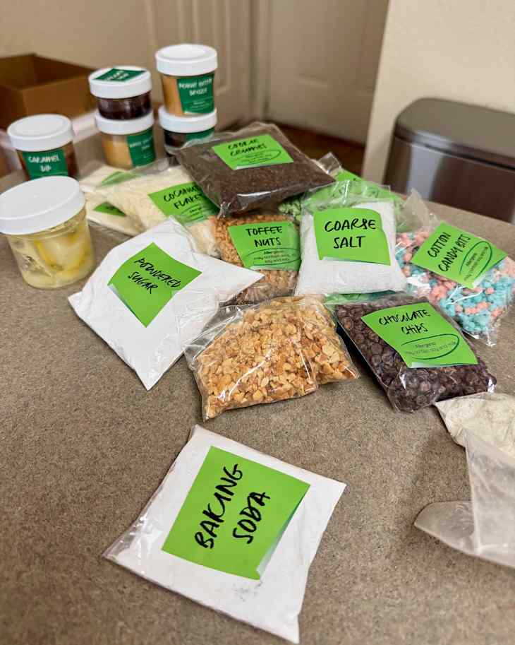 HelloFresh ingredients to make The Office pretzels
