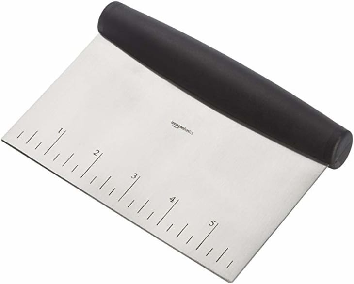 AmazonBasics Multi-Purpose Stainless Steel Bench Scraper and Chopper at Amazon