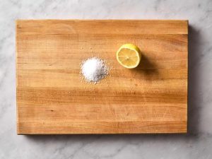 How to Clean a Wooden Cutting Board with Just Lemon and Salt