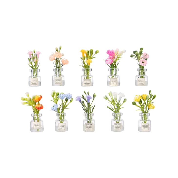 10 Pcs Miniature Dollhouse Plant Flowers at Amazon