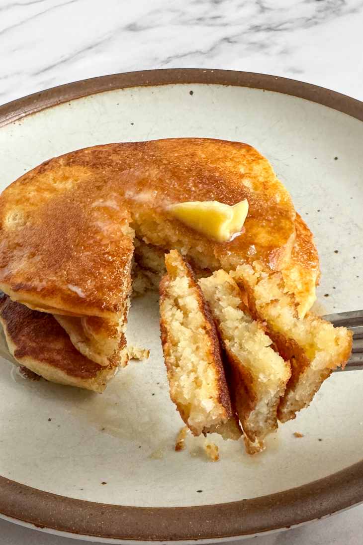 Fluffy pancakes.