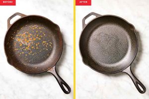 My Favorite Method for Cleaning a Cast Iron Skillet Is This Brilliant $1 Trick