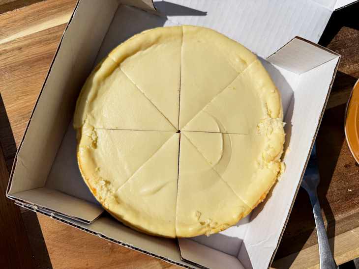 Philadelphia Original Cheesecake in opened box