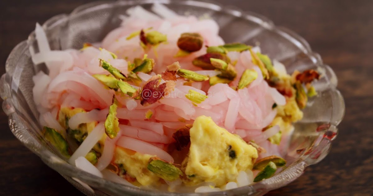 Recipe for Falooda Kulfi