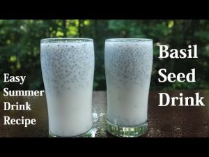 Sabja Seed Lemonade Preparation
