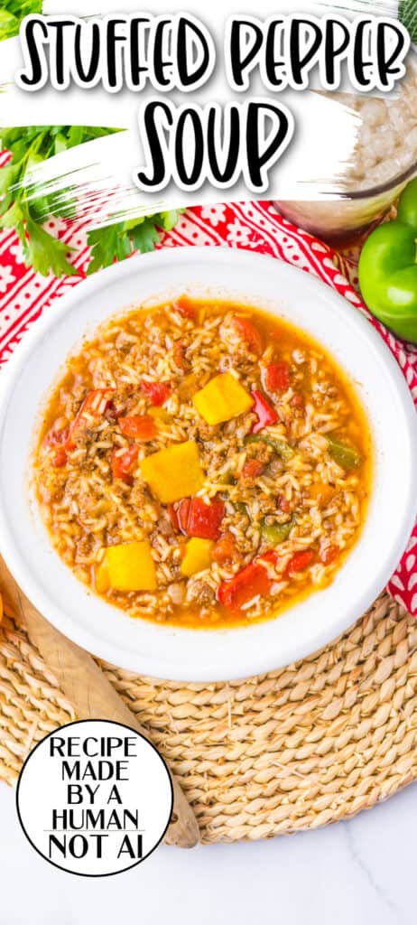 Simple Recipe for Comfortable Stuffed Pepper Soup