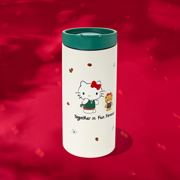 Stainless Steel Tumbler by Starbucks x Hello Kitty.