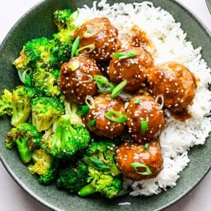 Teriyaki-Glazed Meatballs Recipe