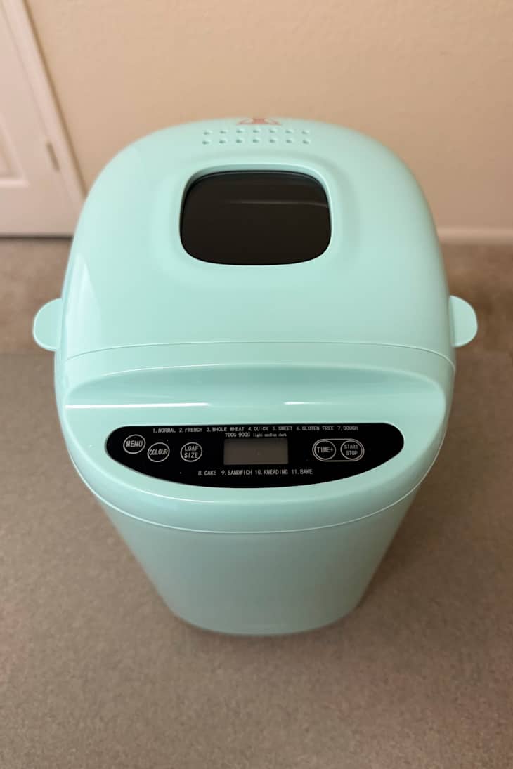 A mint green Vavsea bread maker.