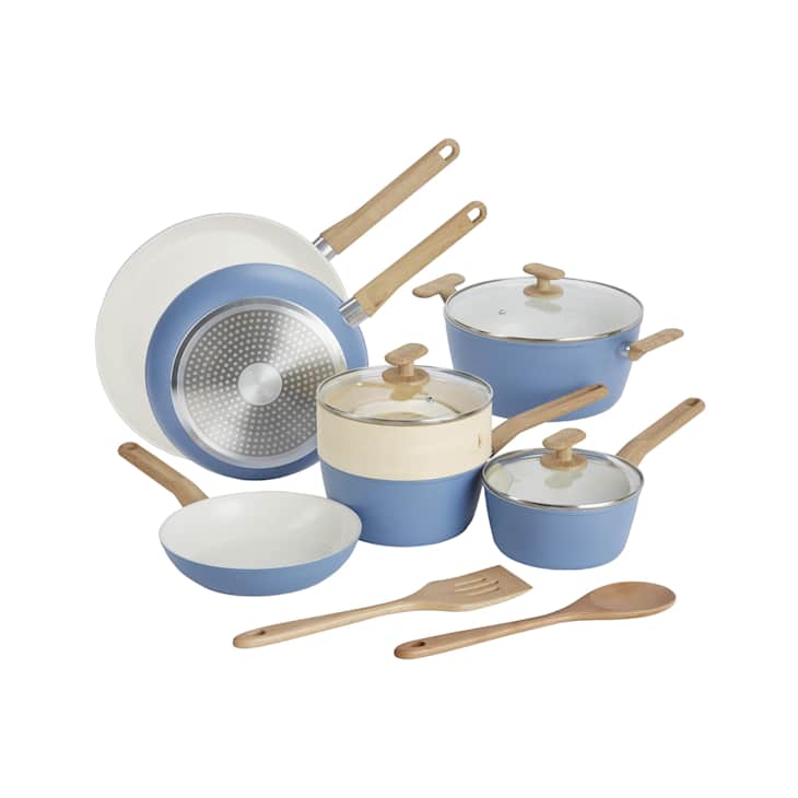 GoodCook 12-Piece Healthy Ceramic Titanium-Infused Cookware Set at Amazon