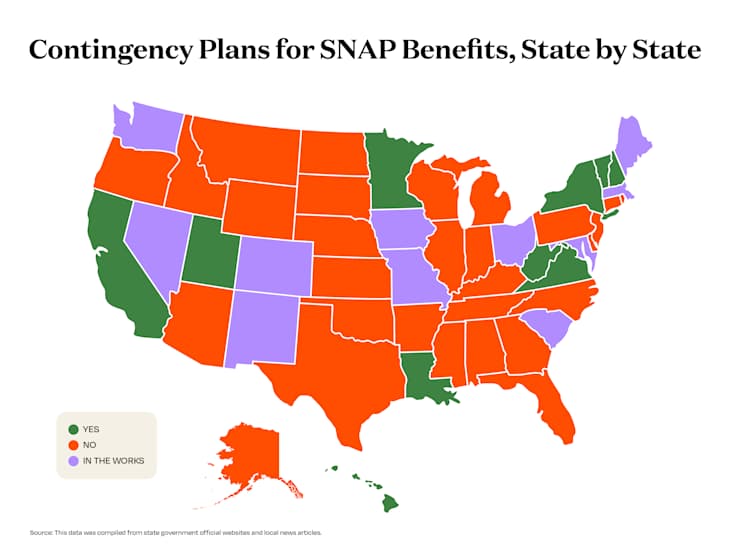 map of snap contingency plan