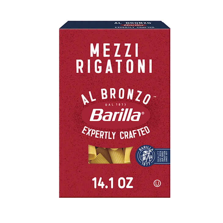 Barilla Al Bronzo Mezzi Rigatoni Pasta at Instacart