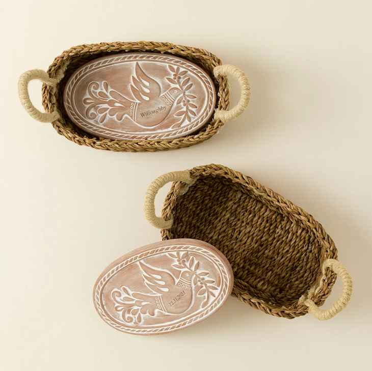 Dove Personalized Bread Warming Set at Uncommon Goods