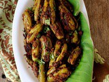 Andhra Style Tindora Fry with Stuffing Recipe