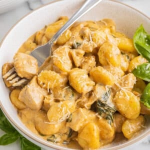 Creamy Chicken and Gnocchi Dish