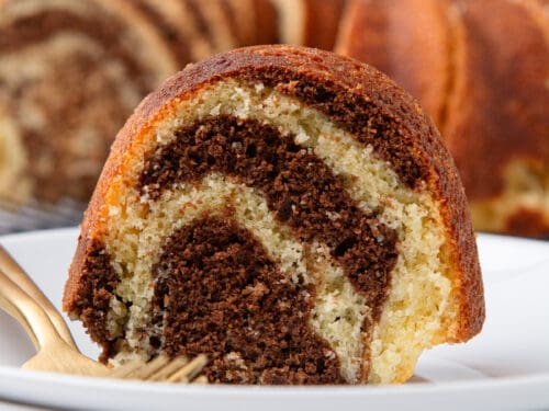Egg-Free Marble Bundt Cake Recipe