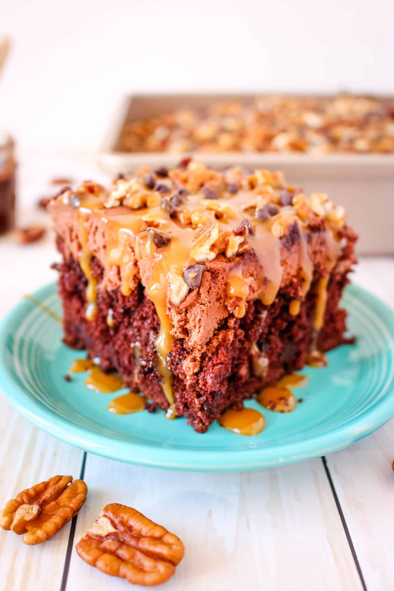 German Chocolate Poke Cake Recipe