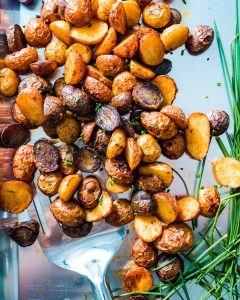 How to Prepare Crunchy Roasted Mini Potatoes