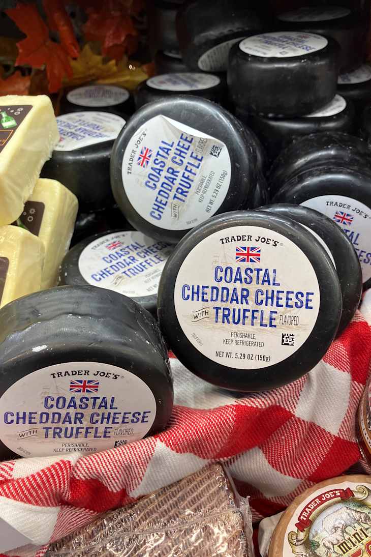 Coastal Cheddar Cheese with Truffle.
