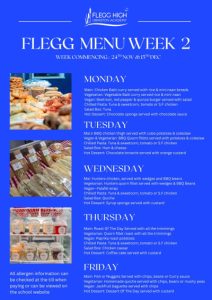 Informative Weekly Meal Schedule for November 24, 2025