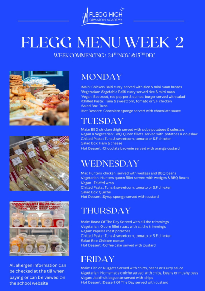 Informative Weekly Meal Schedule for November 24, 2025
