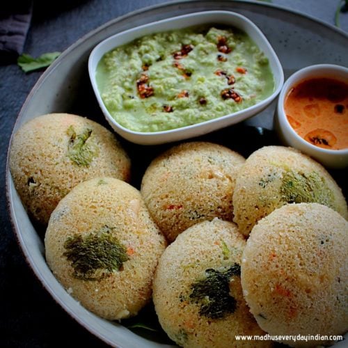 Instant Wheat Rava Idli Recipe