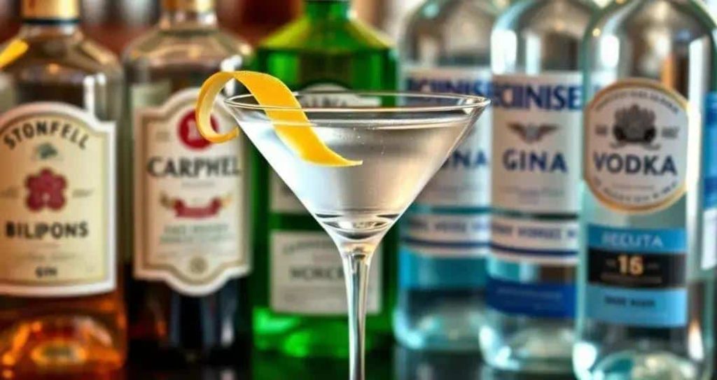 Martini infused with Pomegranate Essence