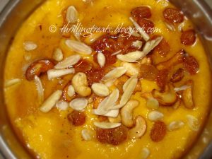 Recipe for Carrot Payasam