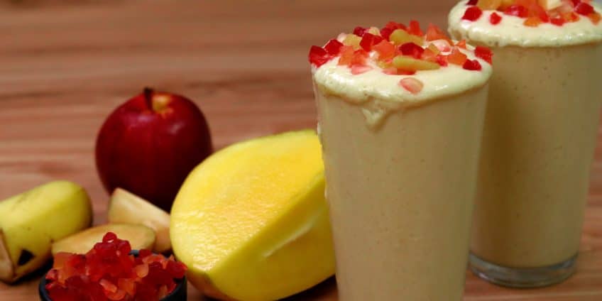 Recipe for Mixed Fruit Lassi Shake
