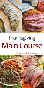 Recipes for Thanksgiving Main Dishes