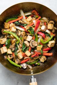 Sautéed Bell Peppers with Mushrooms