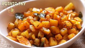 Simple and Fast South Indian Style Aloo Fry Recipe