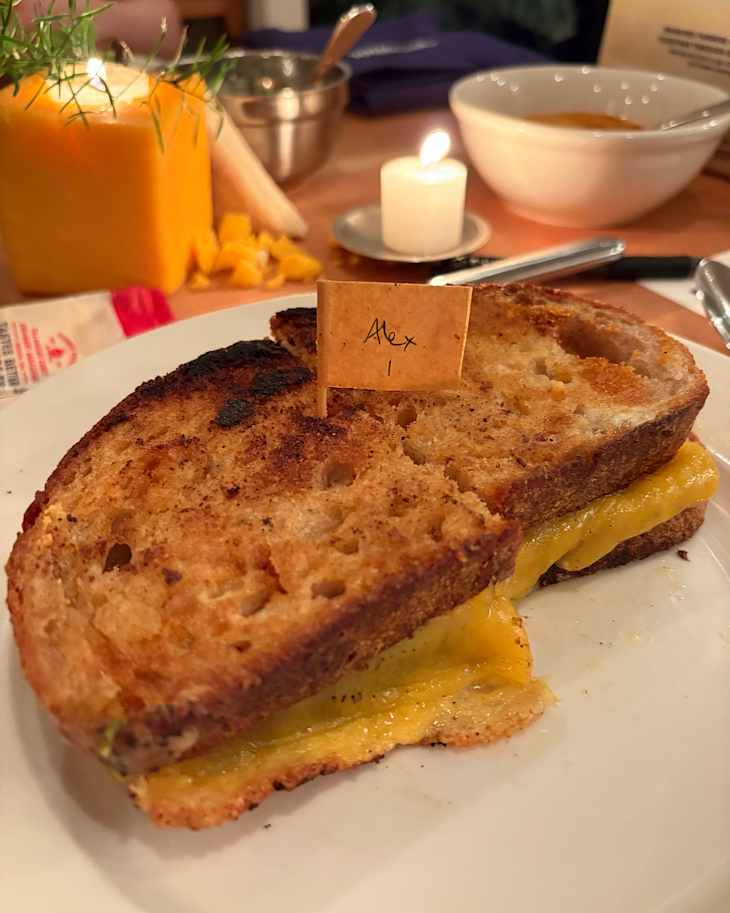 Grilled cheese sandwich made with Tillamook Butternaise