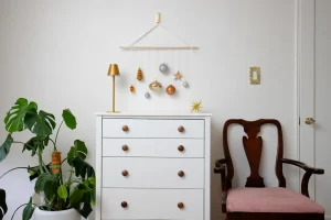 This Scandinavian-Inspired DIY Adds Big Holiday Sparkle to a Small Space