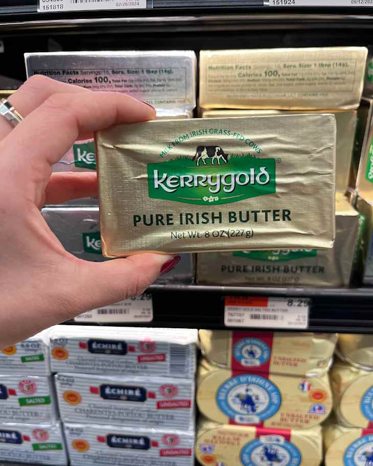 Kerrygold Grass-fed Pure Irish Salted Butter Sticks in store