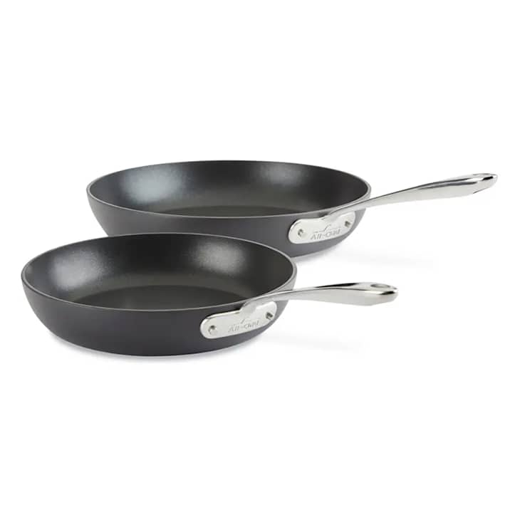 Essentials Hard Anodized Nonstick Cookware Two Piece Fry Pan Set at All-Clad