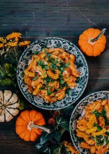 Creamy Pasta with Roasted Honeynut Squash