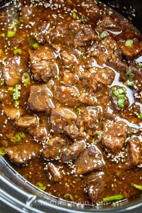 High-Protein Korean Beef Prepared in a Slow Cooker