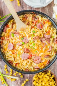 Kielbasa and Cheese Pasta Recipe
