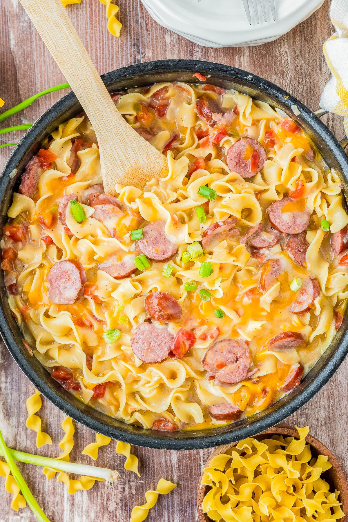Kielbasa and Cheese Pasta Recipe