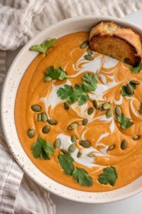 One-Pot Miso Soup Recipe with Kabocha Squash and Chickpeas