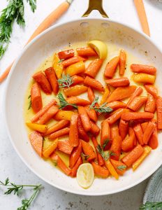 Oven-Roasted Carrots with Crispy Brown Butter Top
