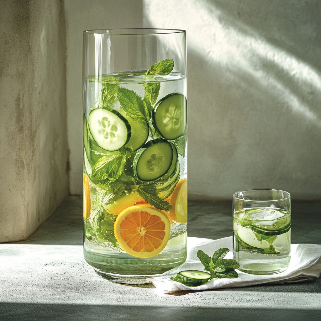 Revitalizing Peppermint-Infused Martini Beverage