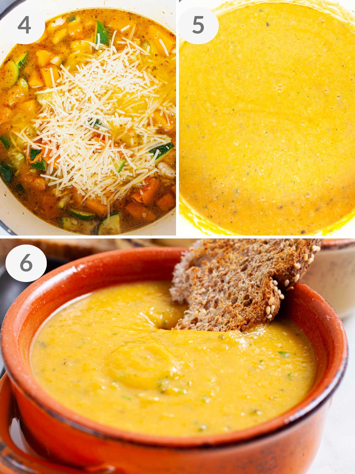 Summer Romance Note and Zucchini Bisque Recipe