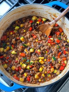 Nutritious Chili Recipe Featuring Three Varieties of Beans